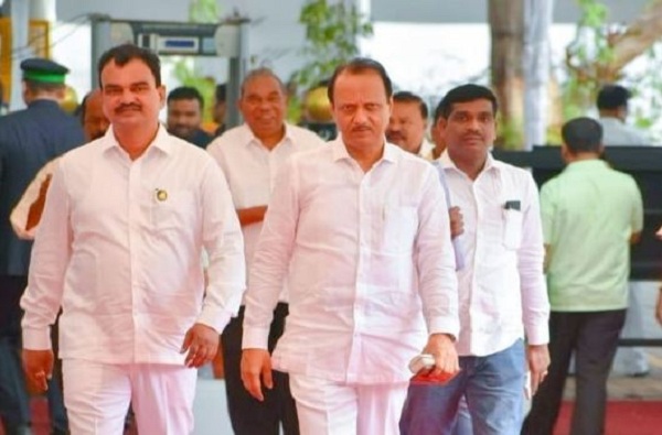 Indapur dattatray bharane and ajit pawar