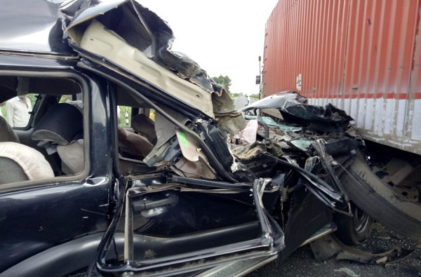 Hansraj Ahir Convoy Car Accident