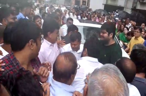 Parag Shah Car Destroyed