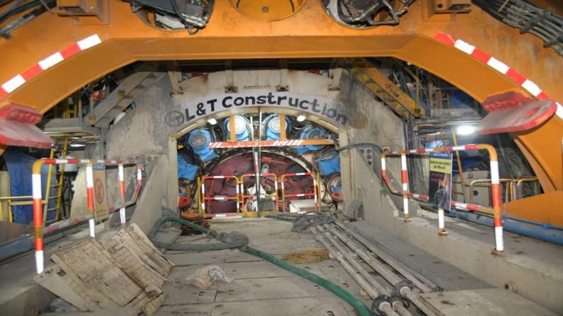 Mumbai Coastal road project 100 meter tunnel work completed