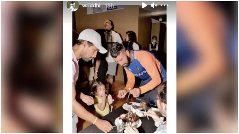 Virat Kohli, Anushka Sharma, virushka, Wriddhiman Saha sons birthday, Anvay Saha birthday,