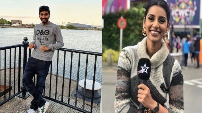 sports, Cricket, jasprit bumrah, sanjana gansehan, jasprit bumrah wife, sanjana gansehan husband,