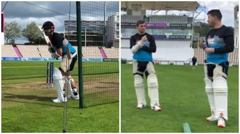 New Zealand First practice Session in Southampton WTC Final