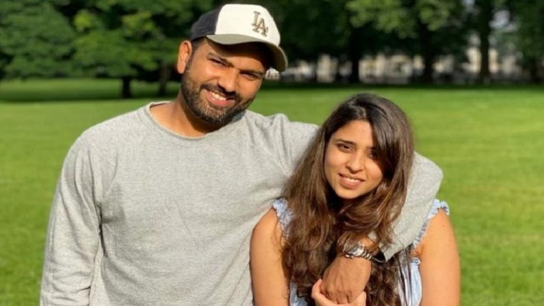 Rohit Sharma with ritika